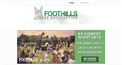 Desktop Screenshot of foothillsk9.org
